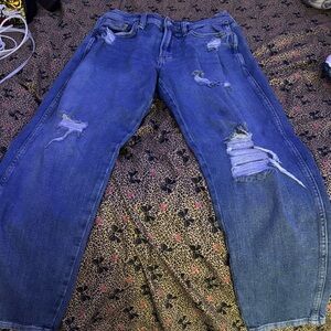 Arizona Jean Company Ripped Indigo Jeans